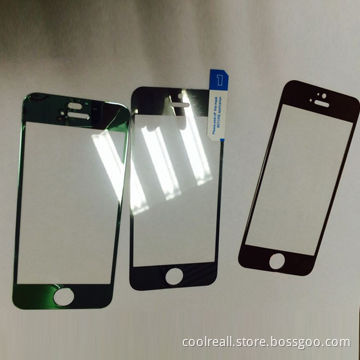 Colorful tempered glass screen protector for apple iphone